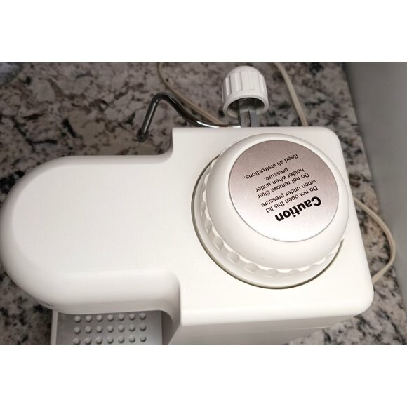 Krups White Espresso Mini 963 Cappuccino Maker Frother Machine With Accessories - Picture 13 of 16